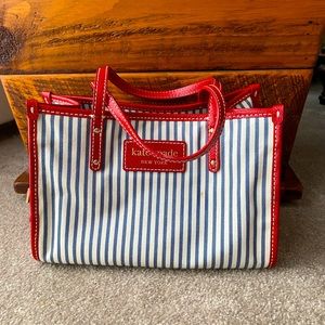 Kate Spade striped handbag